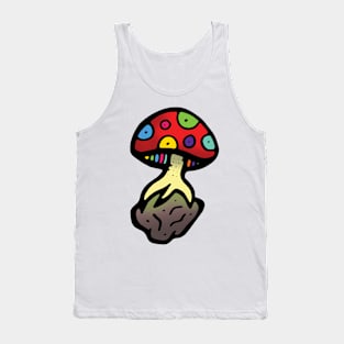 Colorful Mushroom Tank Top